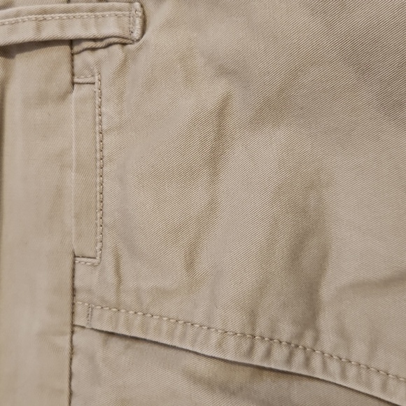 BOSTON Traders Tan Luxury Vintage Flat Front Shorts - Picture 5 of 10